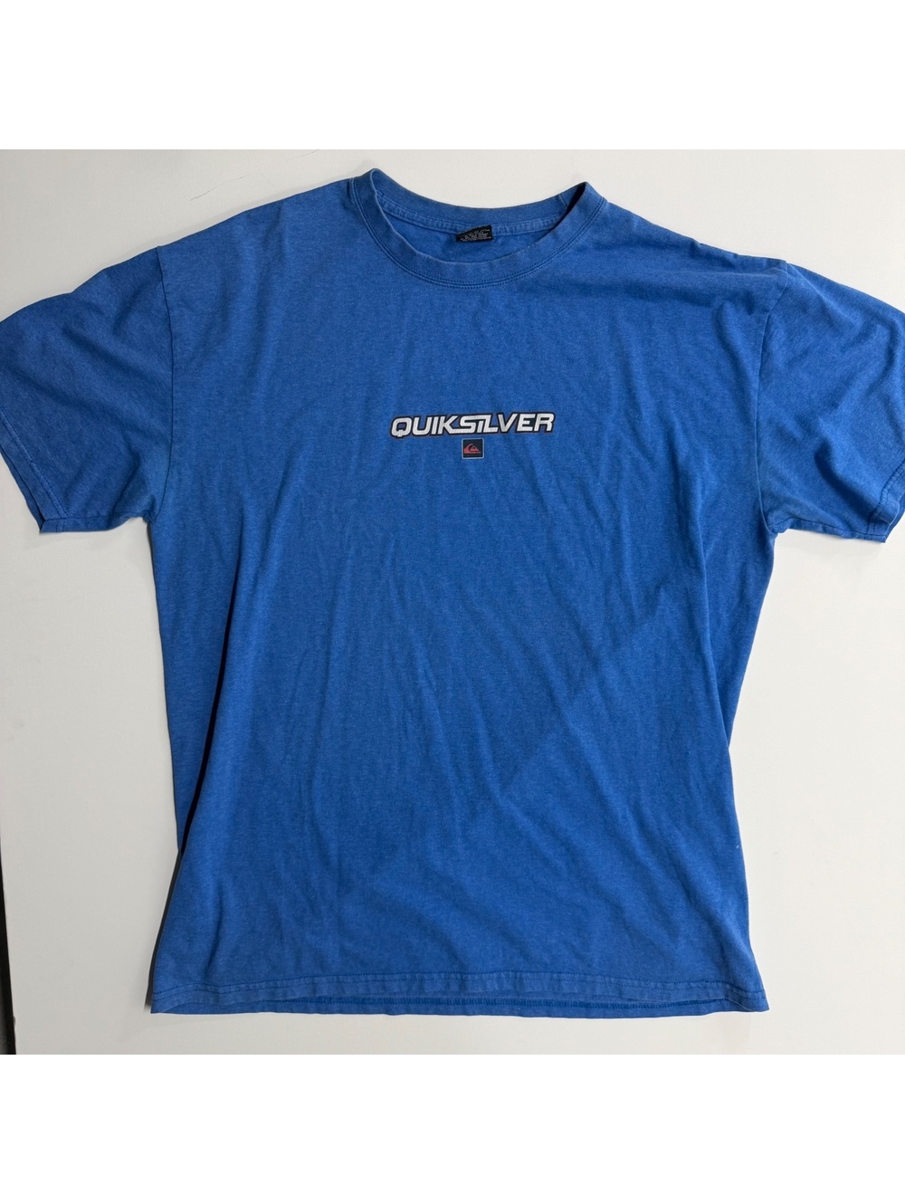 Quiksilver Blue Graphic Logo T-Shirt XL